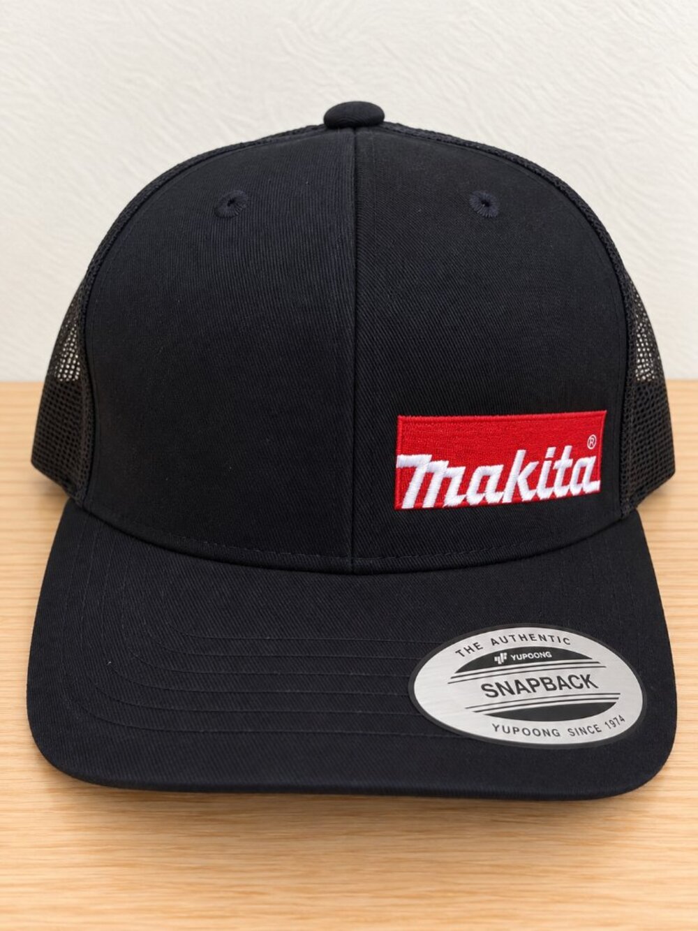 Makita Trucker Hat Snapback Black Red Mesh Cap Tools The Classics